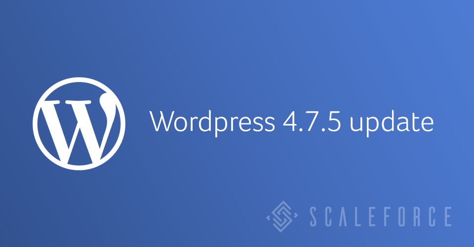 wordpress 4.7.5